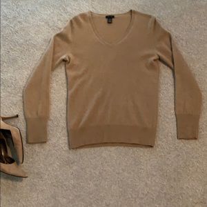 Tan cashmere sweater